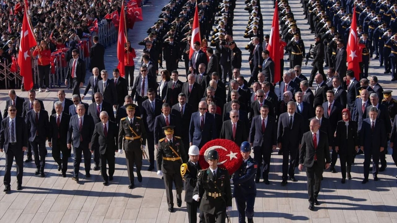 Cumhuriyet Bayramı Töreni Anıtkabir'de Gerçekleştirildi