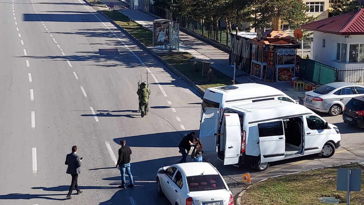 Erzurum’da polisi hareketlendiren anlar