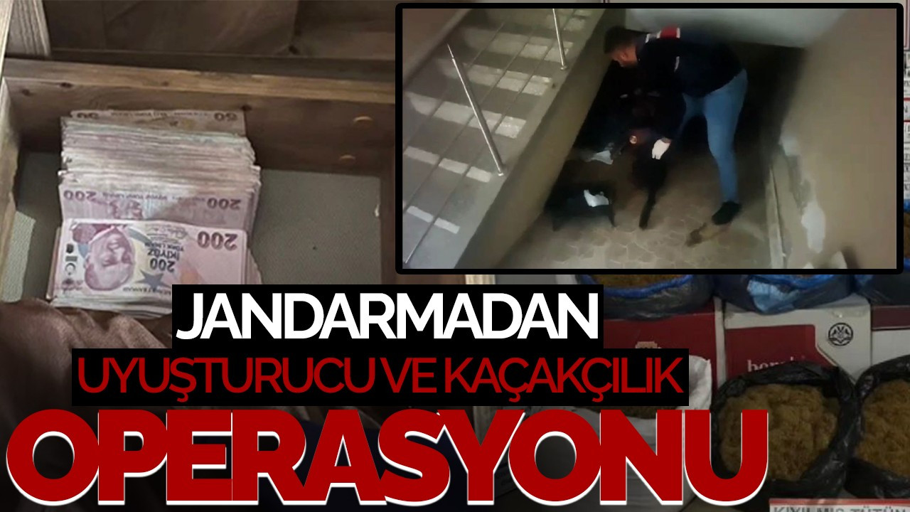 Jandarmadan Uyuşturucu ve Kaçakçılık Operasyonu: 1 Tutuklama!