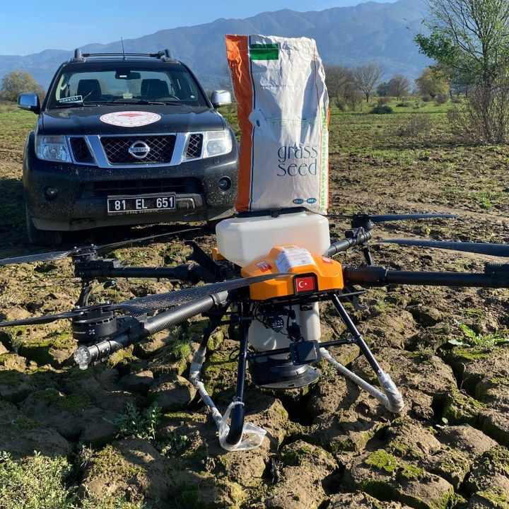 Selde hasar gören mera dron ile tohumlandı - Sayfa 3