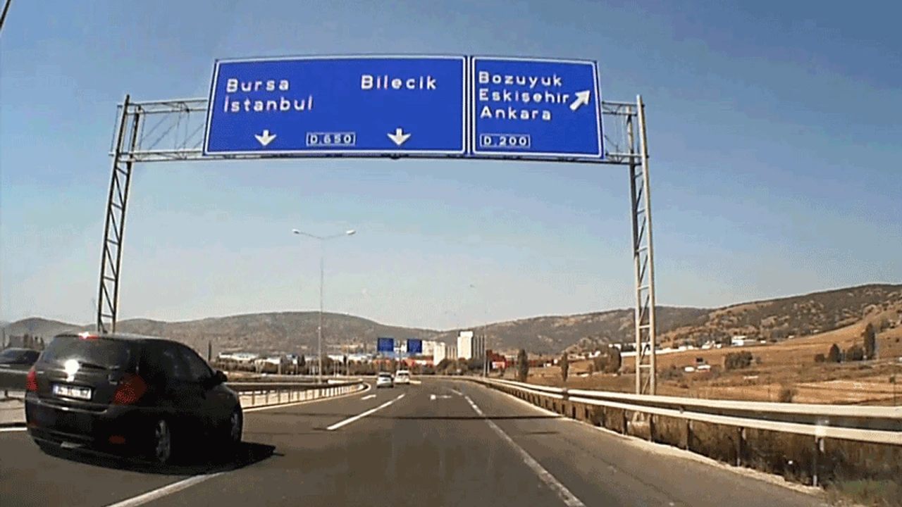 Eskişehir'den Geçen Ankara-Bursa Karayolunda Hız Limiti Düşürüldü