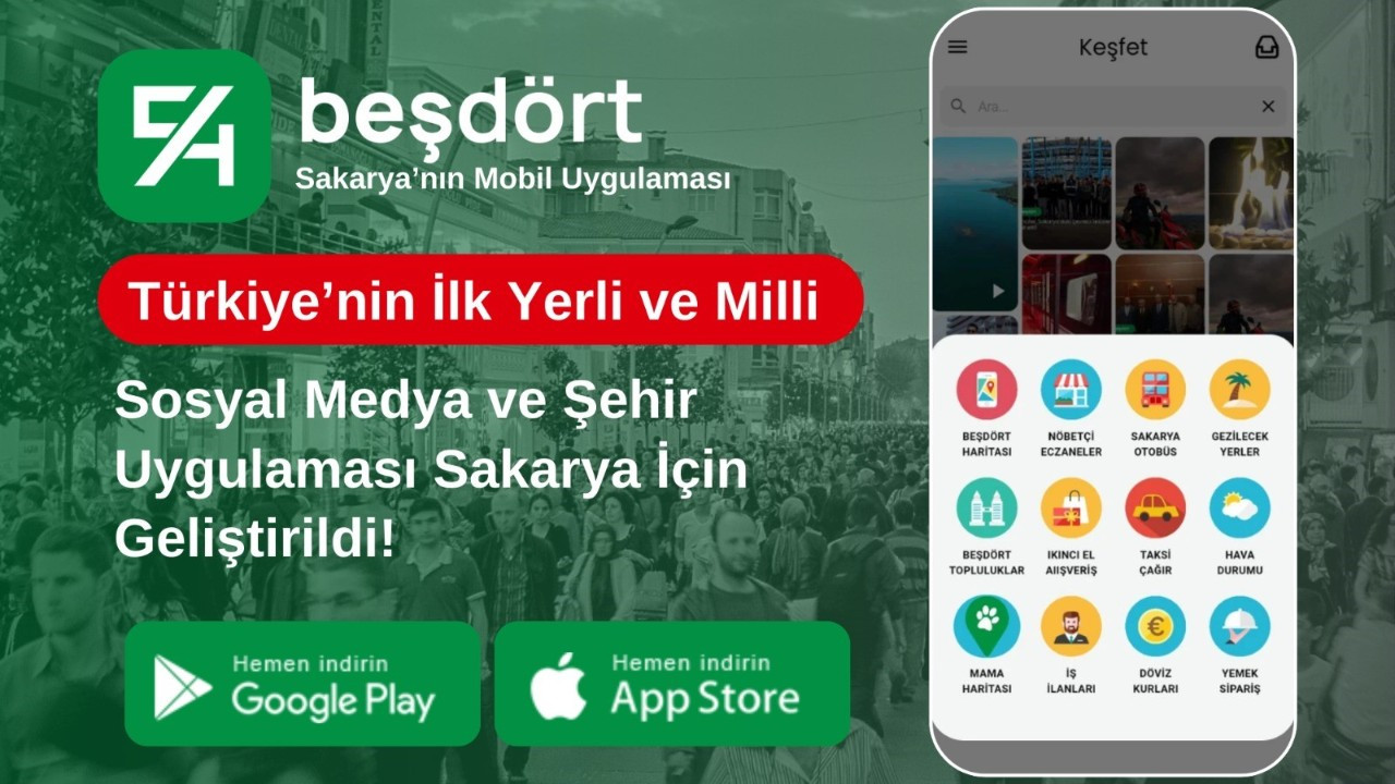 Türkiye’nin ilk yerli ve milli sosyal medya şehir uygulaması ‘BeşDört’ yayında