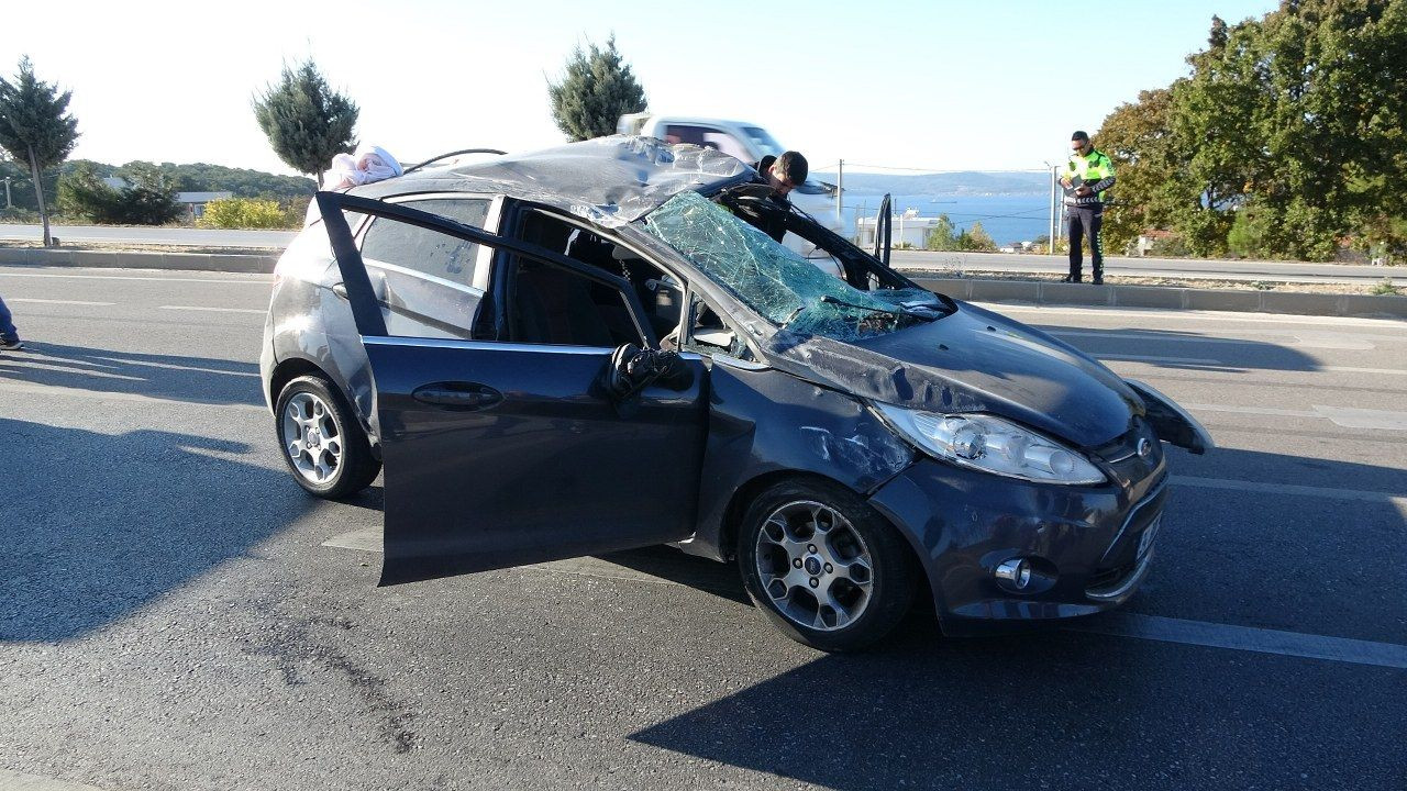 Çanakkale’de takla atıp, 100 metre sürüklenen otomobilin sürücüsü ağır yaralandı - Sayfa 4