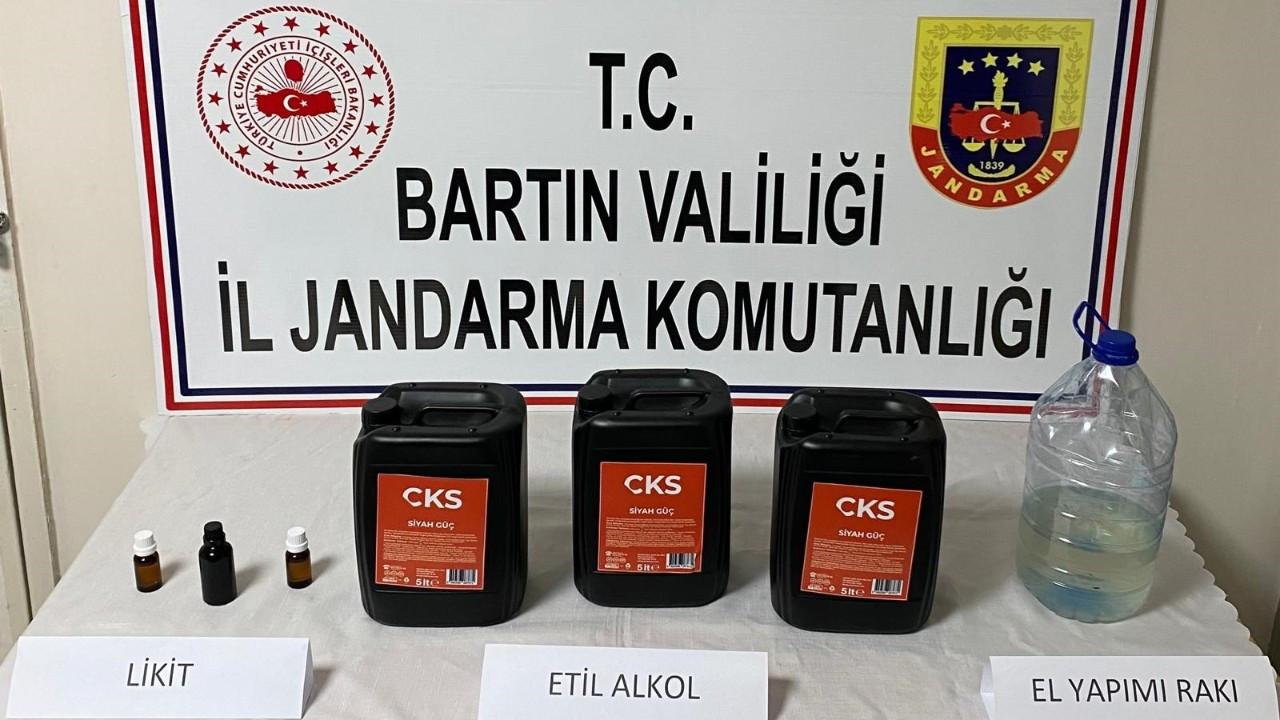 Bartın’da 15 Litre Etil Alkol ve Sahte İçki Ele Geçirildi