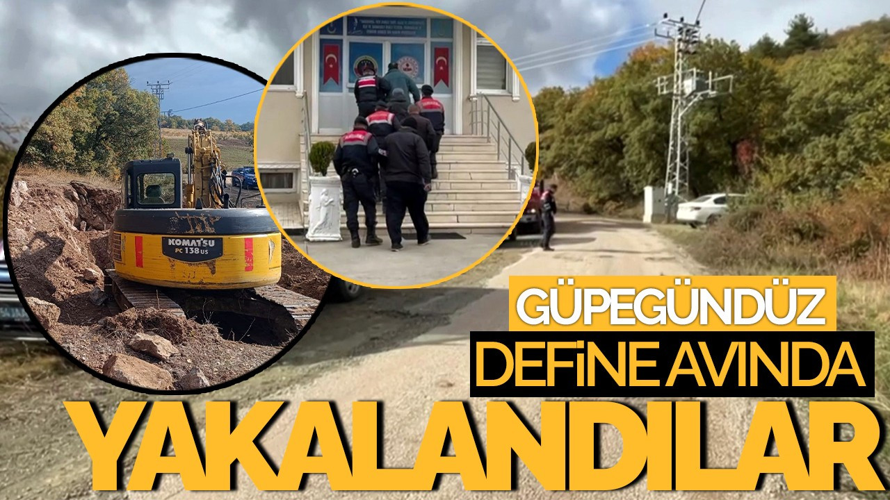 Güpegündüz Define Avında Suçüstü: 4 Kişi Gözaltına Alındı