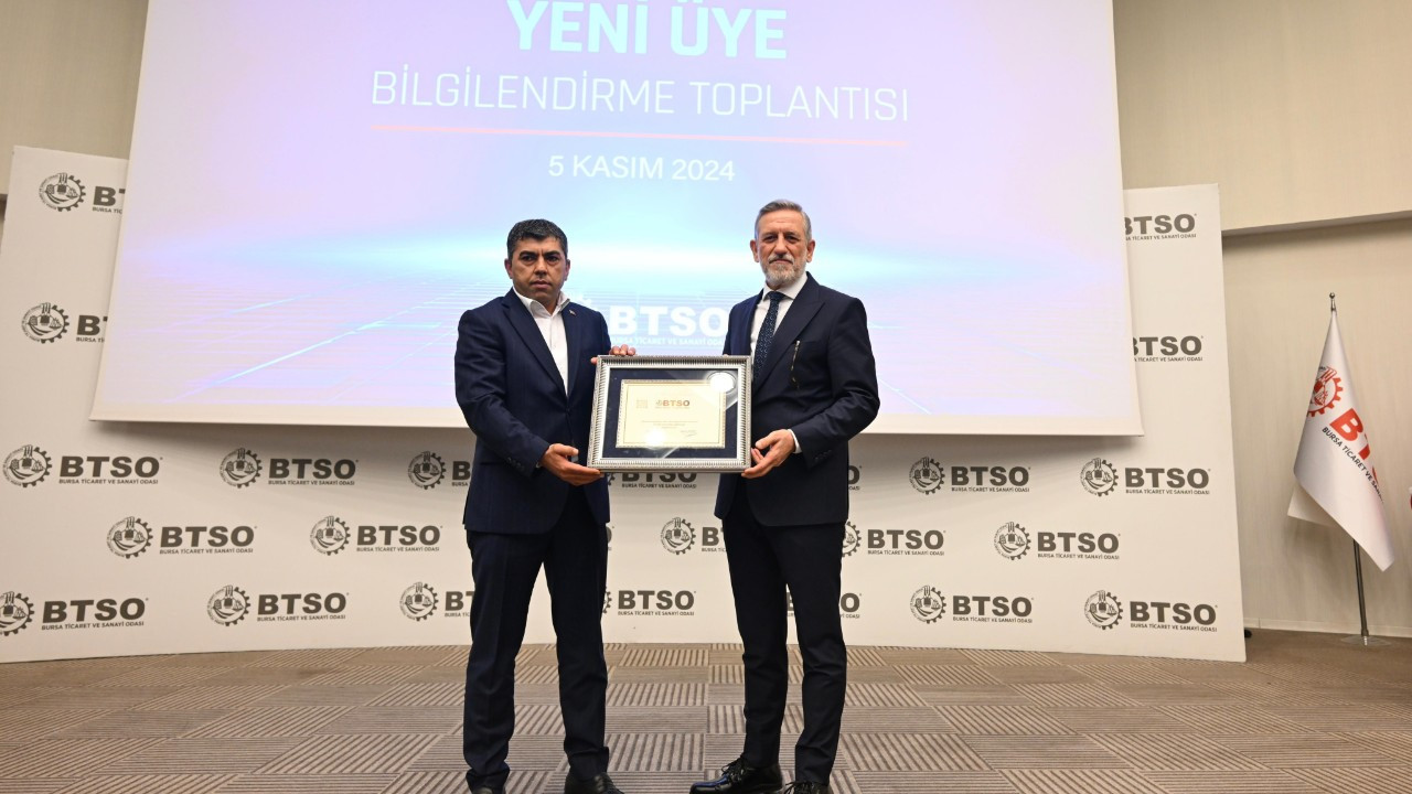 Başkan Burkay BTSO Ailesinin Yeni Üyeleri ile Buluştu