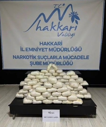 Hakkari’de 92 Kilogram Metamfetamin Ele Geçirildi: 1 Tutuklama - Sayfa 1