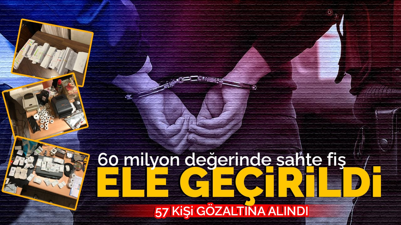 Kocaeli Polisinden Sahte Fiş Ve Fatura Düzenleyen Çeteye Operasyon!