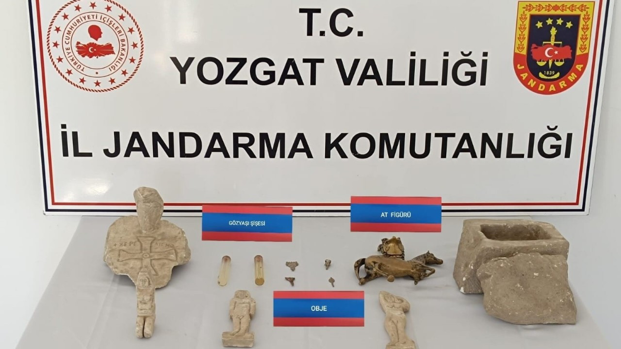 Yozgat'ta tarihi eser kaçakçılığı: 5 gözaltı