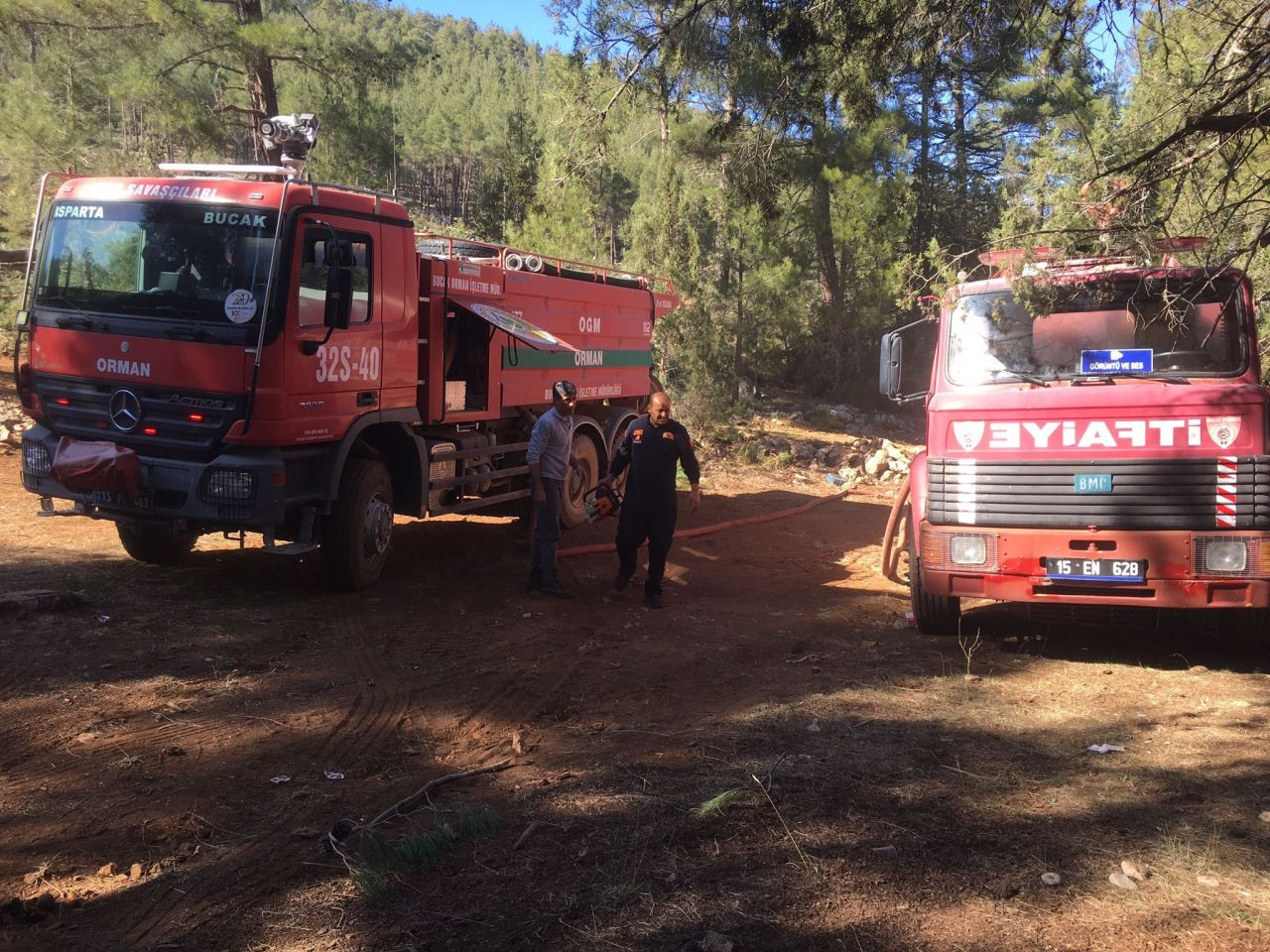 Burdur'da kesim sahasındaki orman yangınında 3 dönümlük alan yandı - Sayfa 3