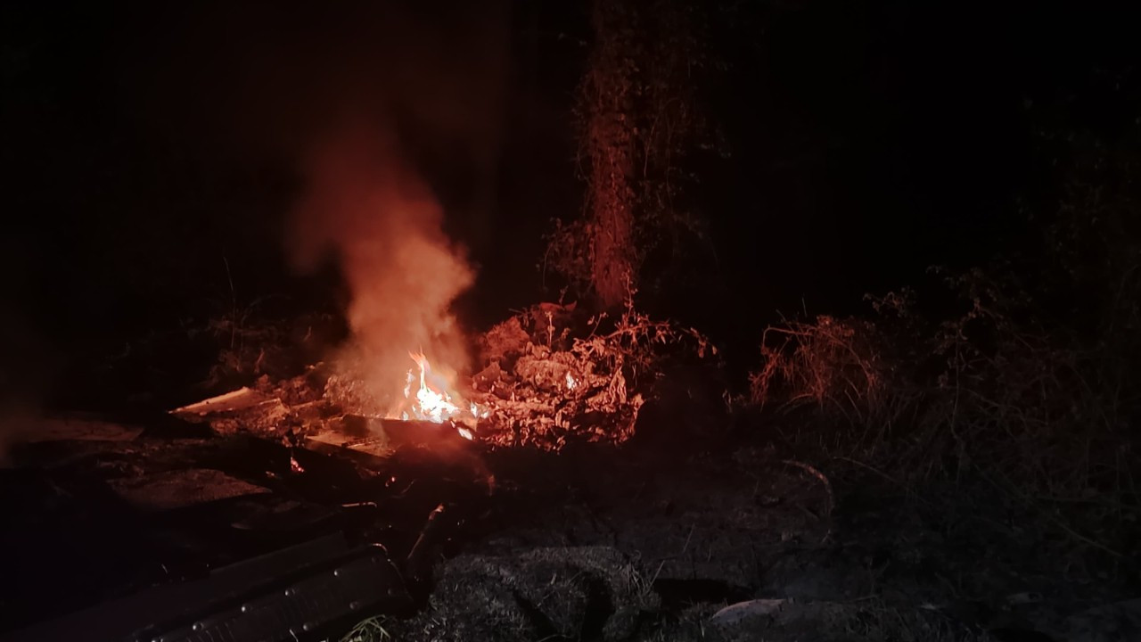 Sinop'ta Ormanlık Alanda Yangın Çıktı