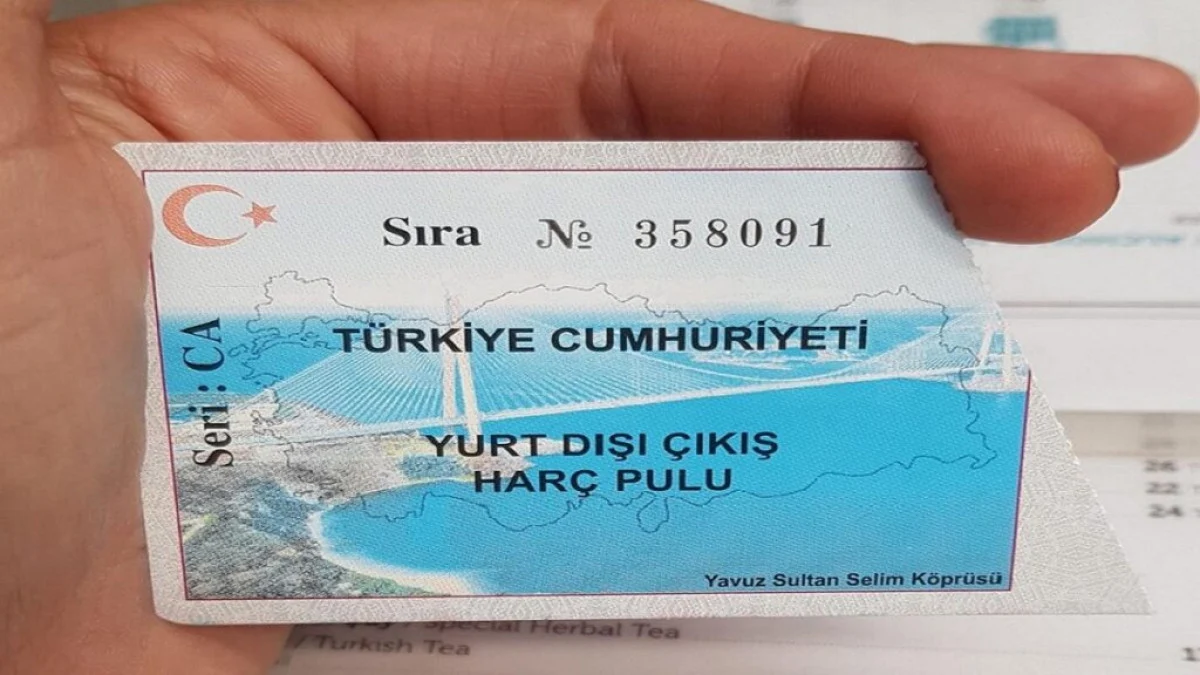 Basılı Harç Pulunda Dönem Sona Eriyor: Yurt Dışına Çıkış Harcı Online Olacak - Sayfa 1