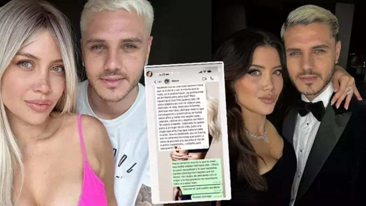 Wanda Nara'dan Icardi'ye geçmiş olsun mesajını paylaştı