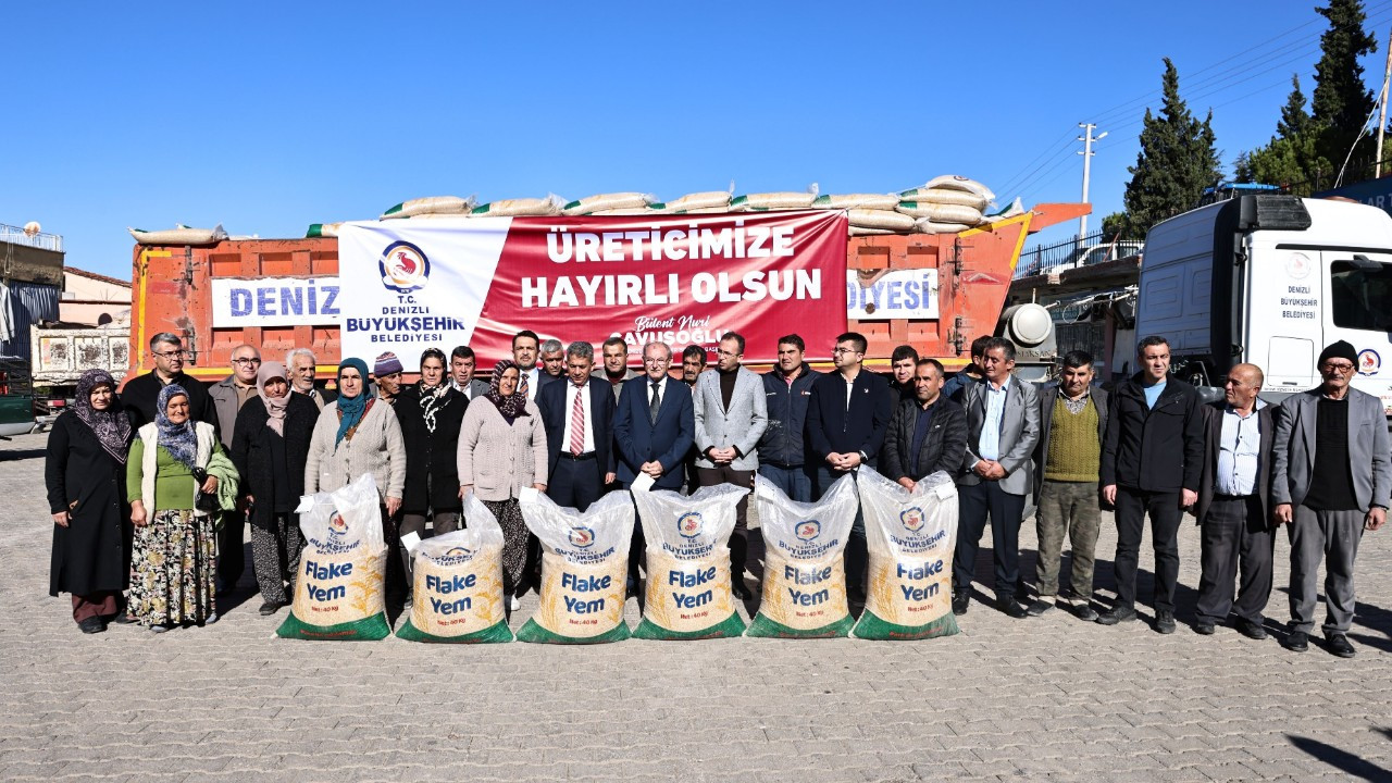 Denizli Büyükşehirden çiftçi ve üreticiye 10 milyon liralık destek