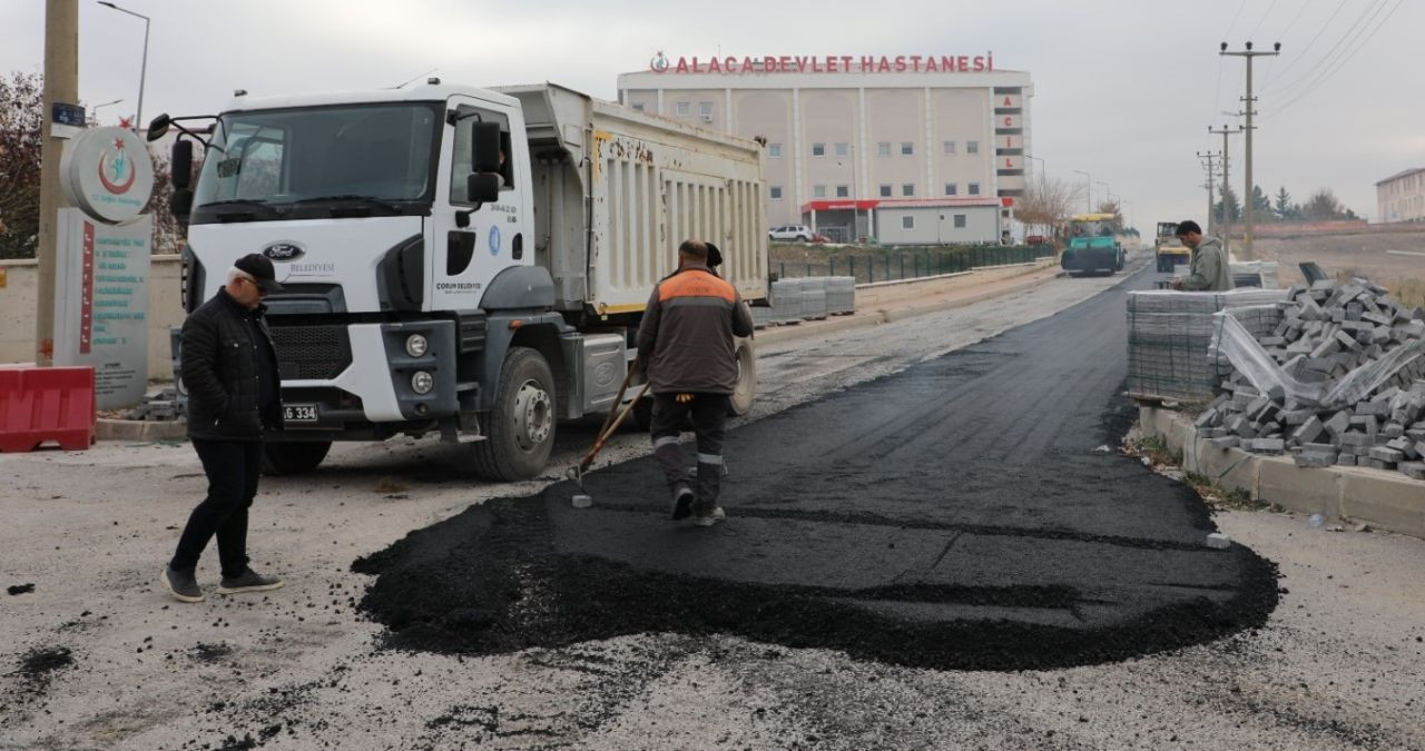 Çorum Alaca'da Devlet Hastanesi Yolu Yenileniyor! - Sayfa 3