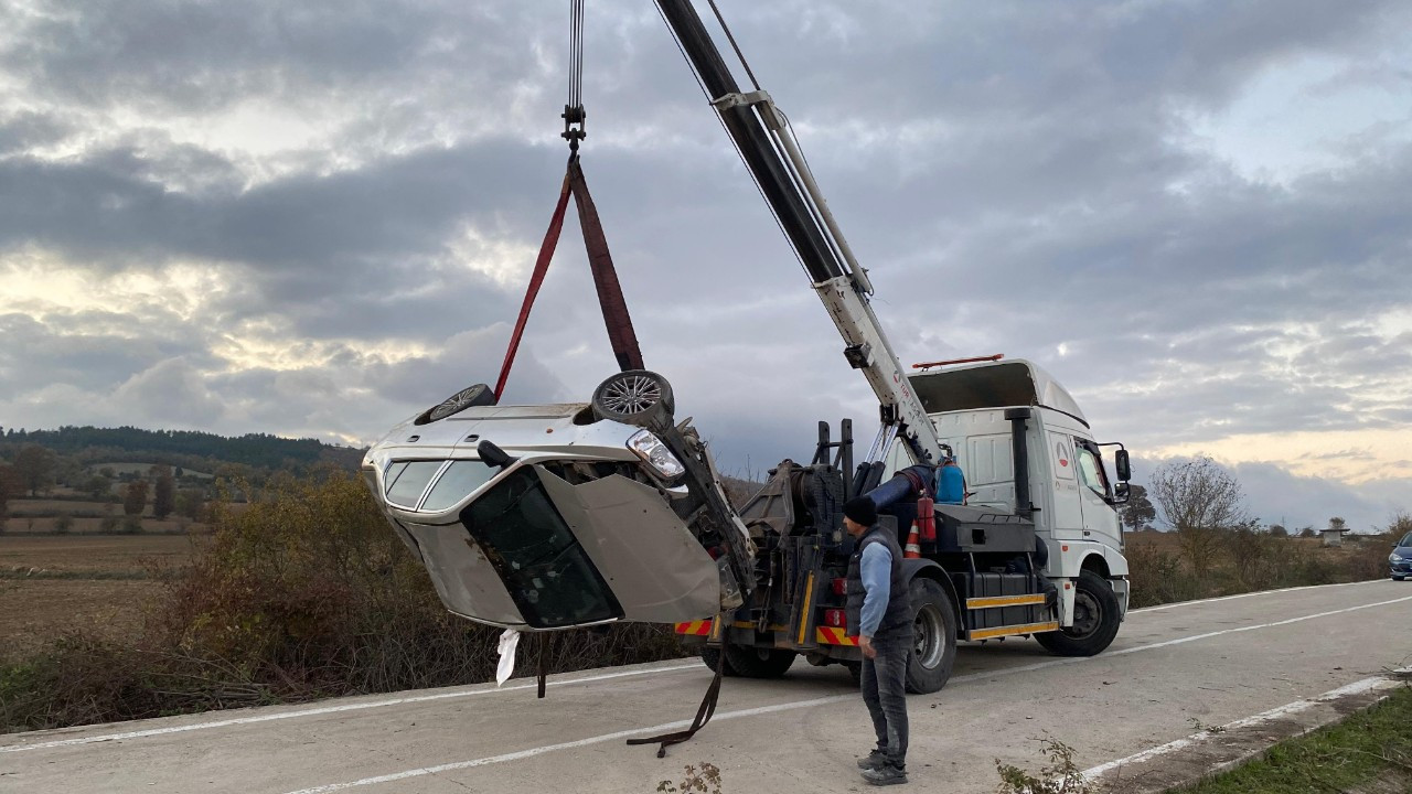 Samsun'da Kontrolden Çıkan Otomobil 4 Takla Attı: 2 Yaralı