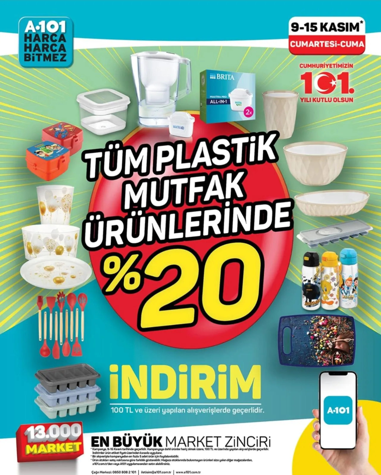 A101 Market  9-15 Kasım Aktüel Ürünleri Kataloğu Yayınlandı! Bu Hafta Hangi Ürünler İndirimde? - Sayfa 2