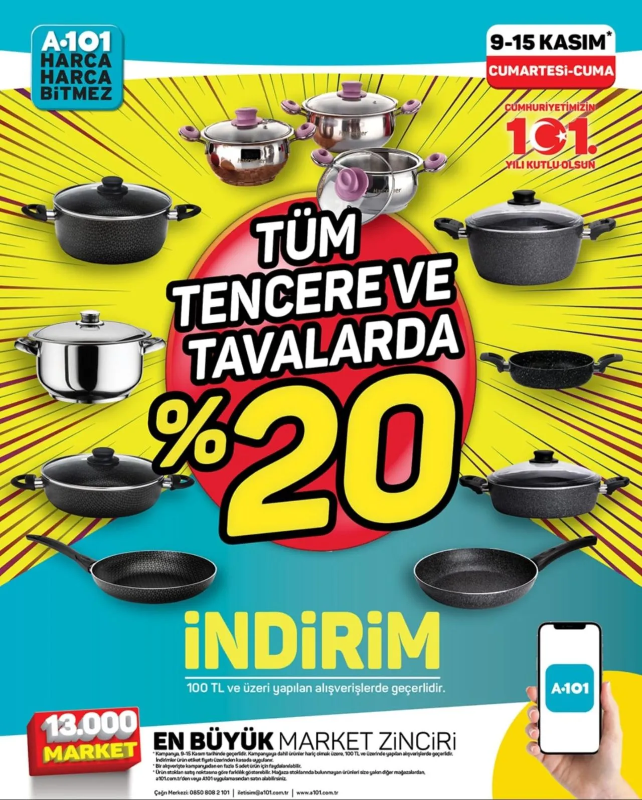 A101 Market  9-15 Kasım Aktüel Ürünleri Kataloğu Yayınlandı! Bu Hafta Hangi Ürünler İndirimde? - Sayfa 1