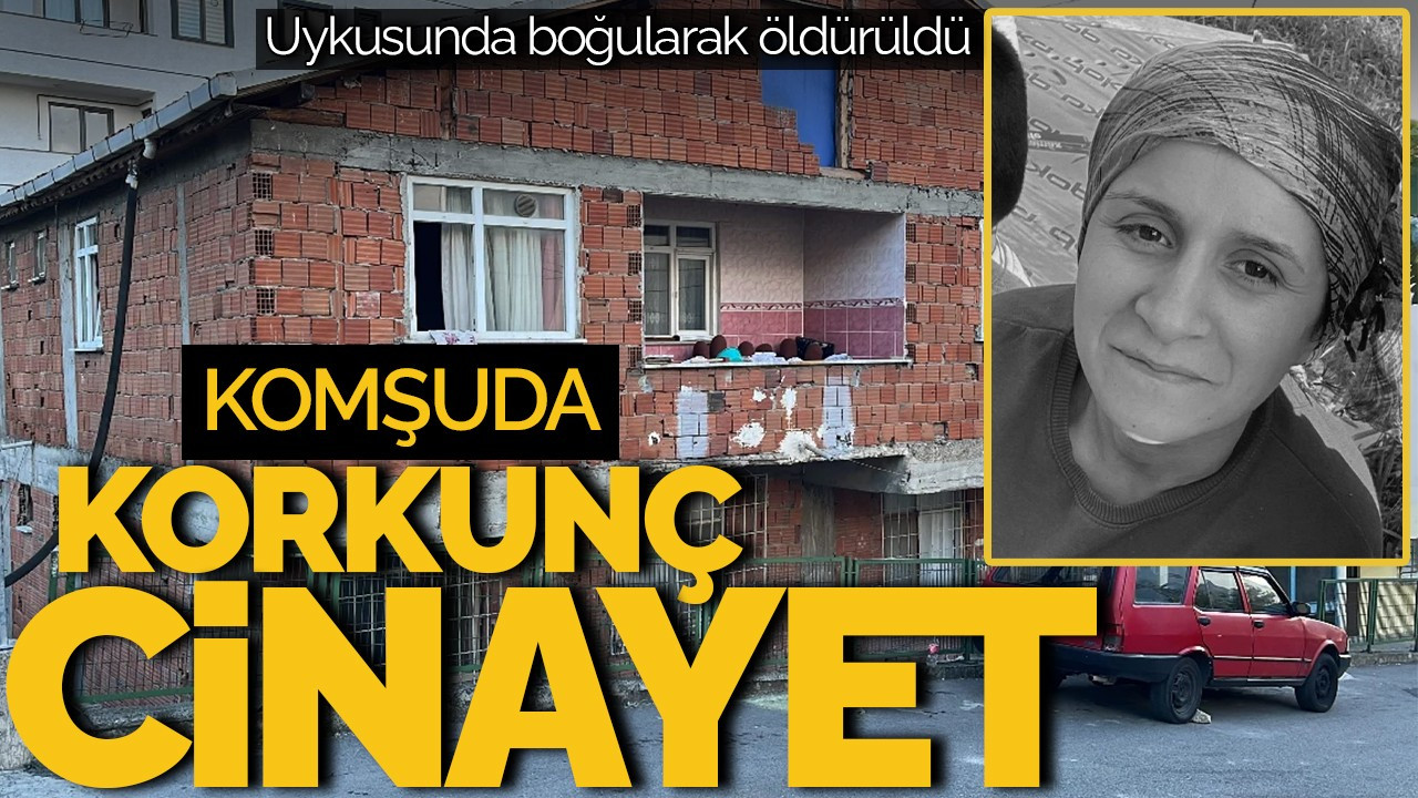 Kocaeli'de Vahşi Cinayet: Eşini Uykusunda Boğarak Öldürdü