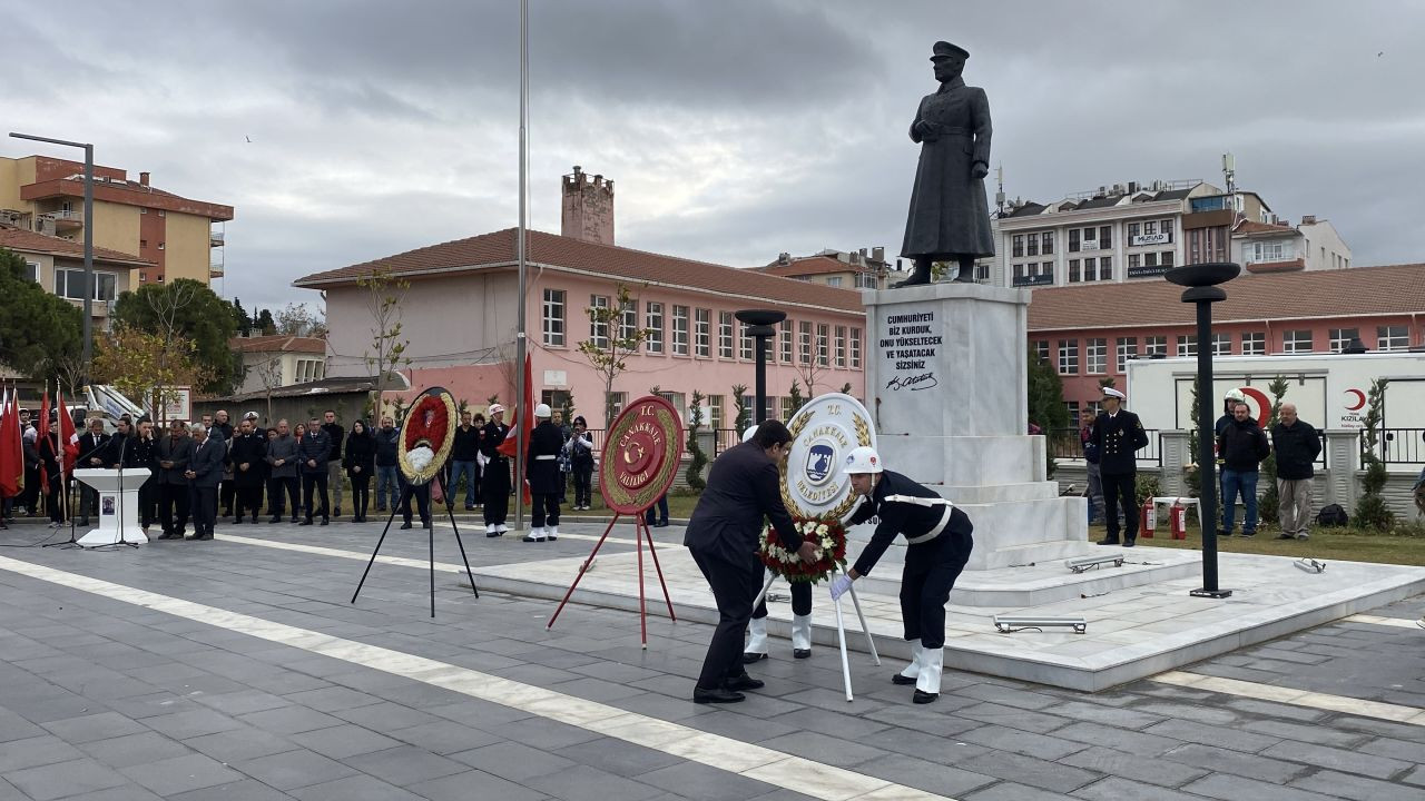Çanakkale’de "10 Kasım Atatürk’ü Anma Etkinlikleri" Çerçevesinde Cumhuriyet Meydanı’nda Tören Düzenlendi - Sayfa 5