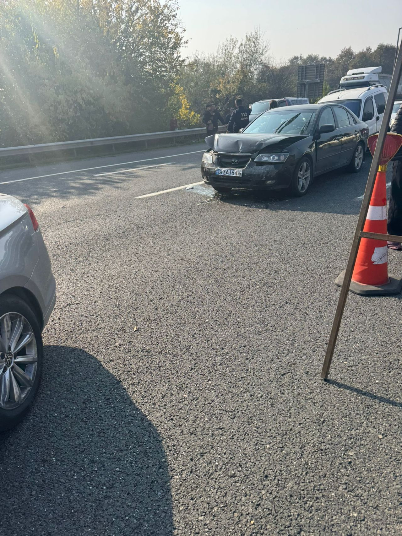 Anadolu Otoyolu'nda zincirleme kaza: 7 araç birbirine girdi, 4 yaralı - Sayfa 1