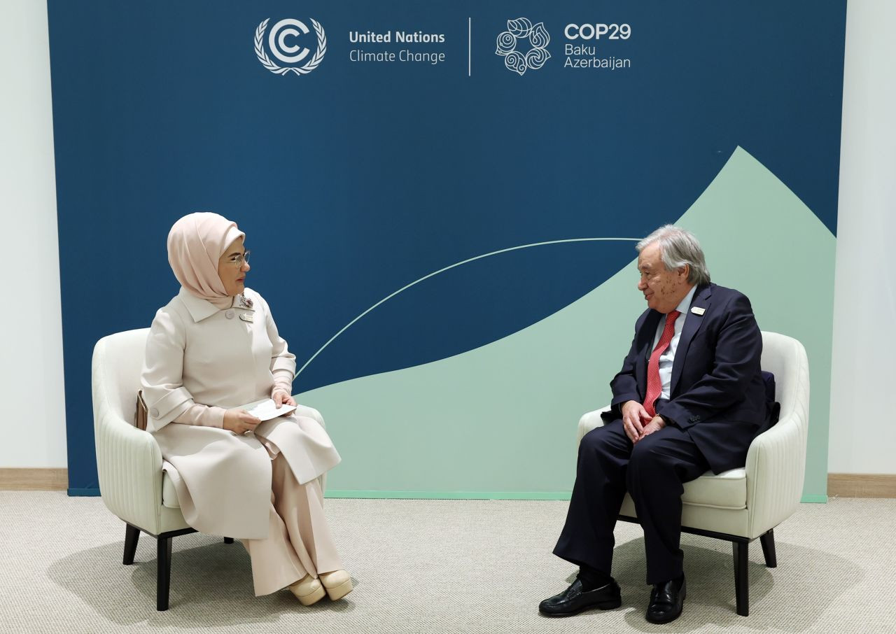 Emine Erdoğan, COP29'da BM Genel Sekreteri Guterres ile Görüştü - Sayfa 2