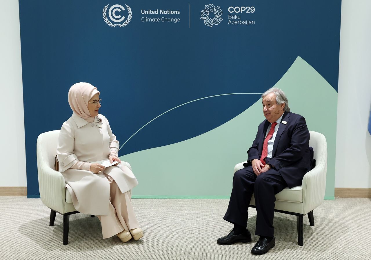 Emine Erdoğan, COP29'da BM Genel Sekreteri Guterres ile Görüştü - Sayfa 3