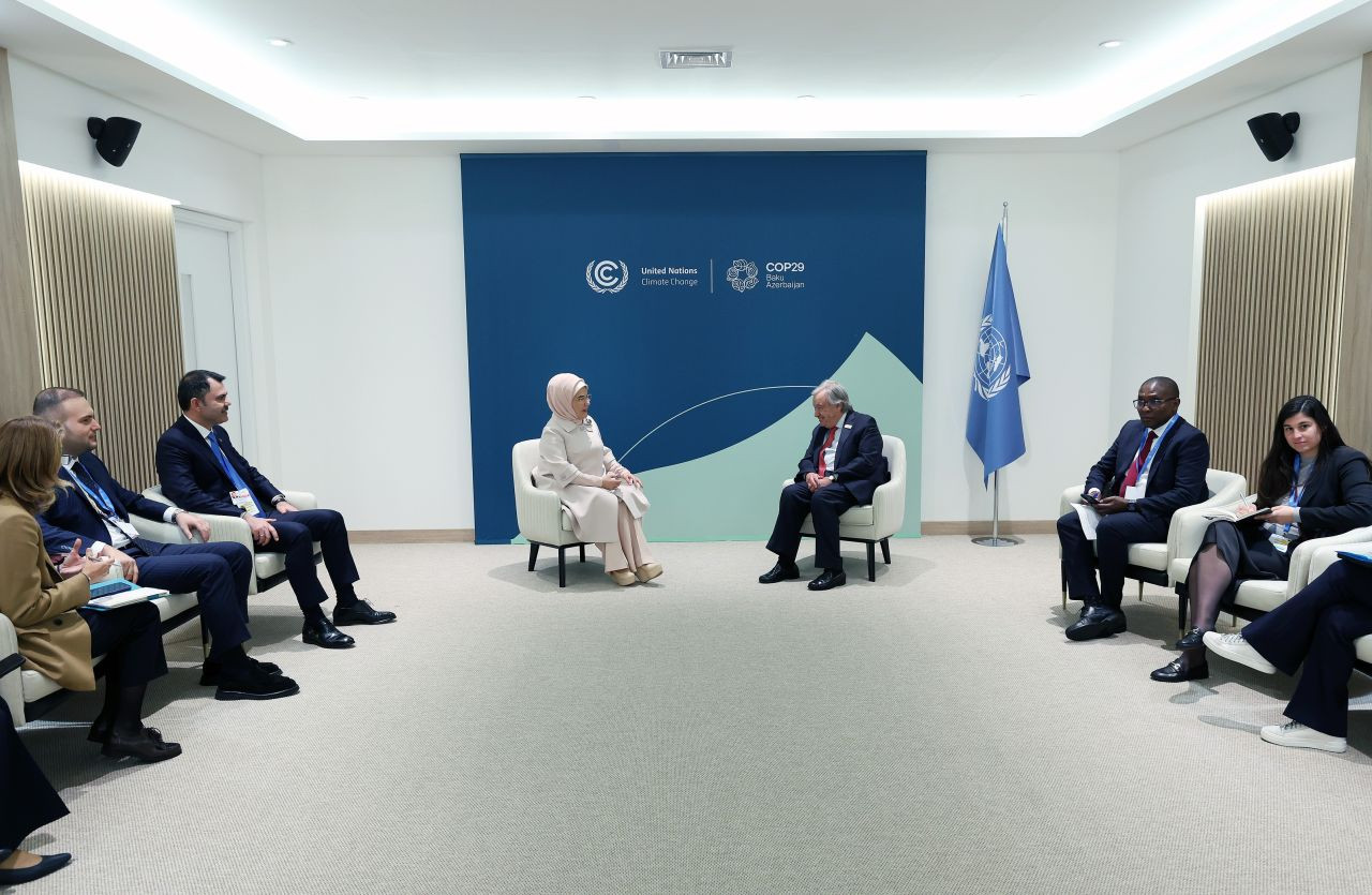 Emine Erdoğan, COP29'da BM Genel Sekreteri Guterres ile Görüştü - Sayfa 4