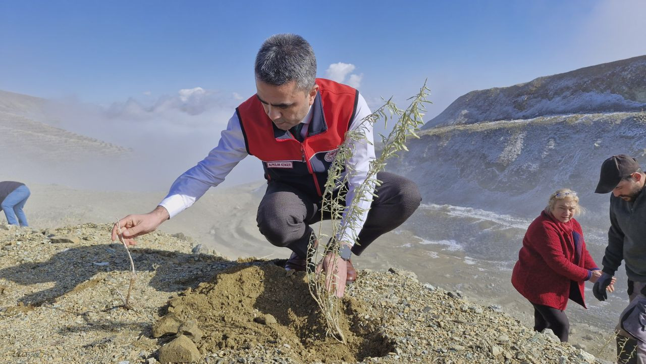 Erzurum'da Meralara Tuz Çalısı Fidesi Ekimi Yapıldı - Sayfa 1