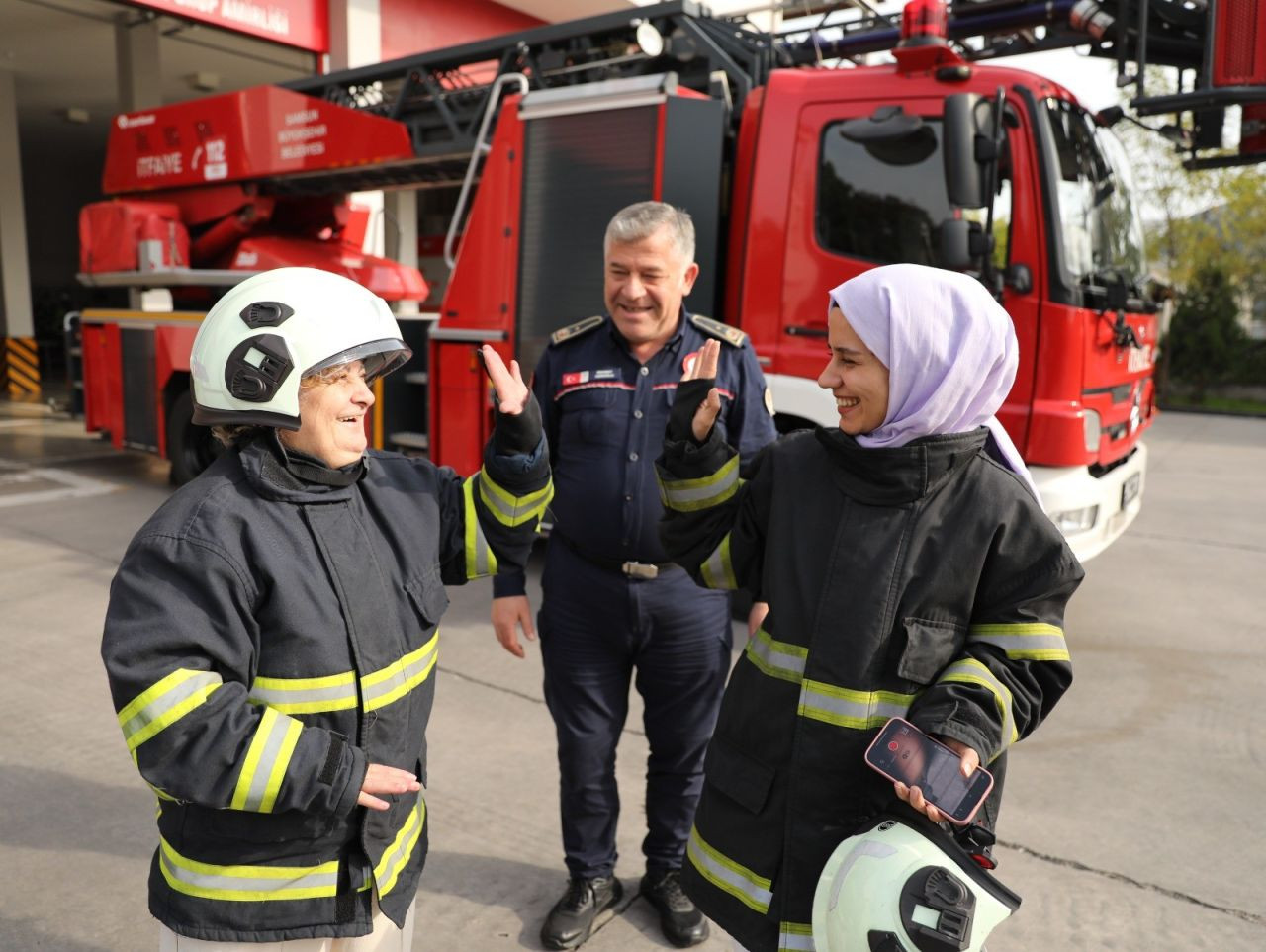 Samsun'da 67 Yaşındaki Kadının 'İtfaiyeci' Olma Hayali Gerçekleşti - Sayfa 2