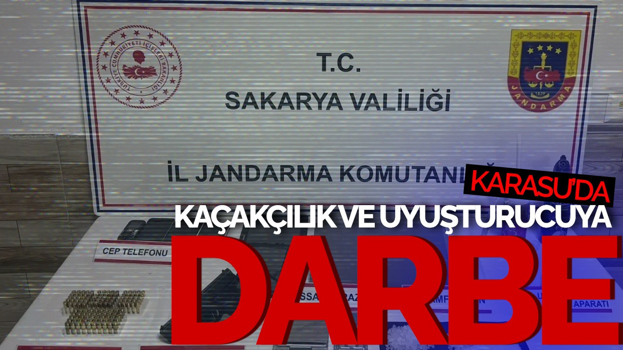 Karasu'da Kaçakçılık ve Uyuşturucu Operasyonu: 4 Gözaltı