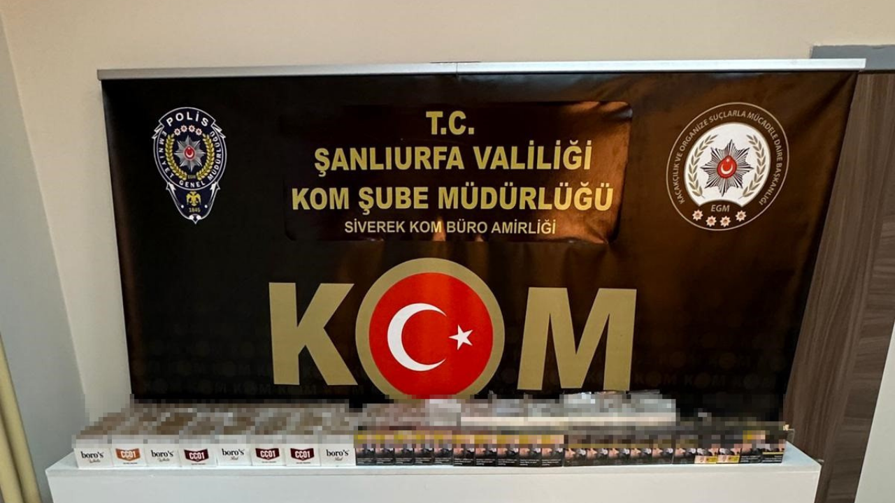 Şanlıurfa'da Kaçak Tütün Operasyonunda 8 Gözaltı