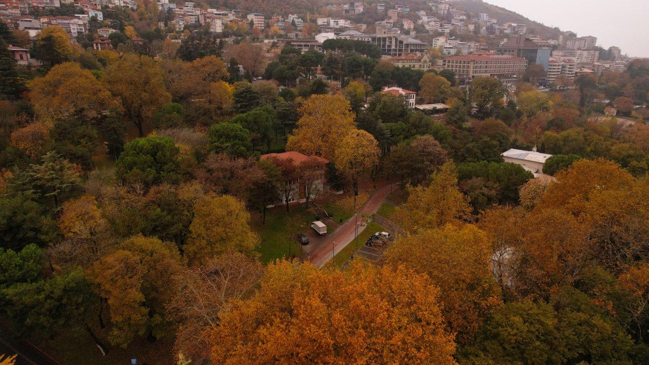 Bursanın eşsiz sonbaharı havadan drone ile görüntülendi - Sayfa 11