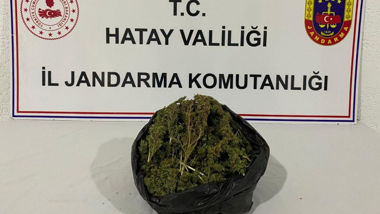 Hatay’da jandarma ekiplerinden uyuşturucu tacirlerine operasyon