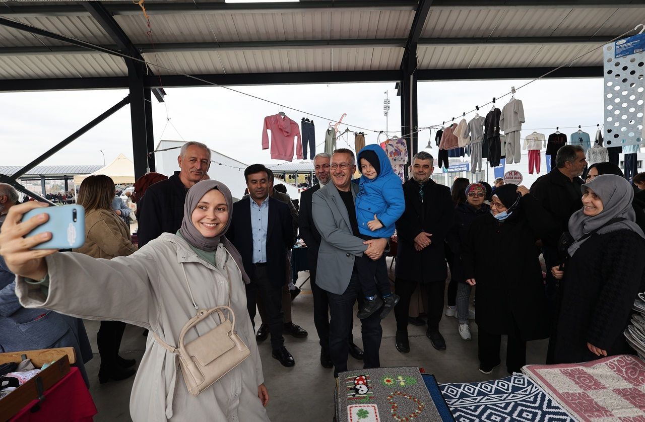 Yenikent Bölgesine Giyim ve Kumaş Pazarı Açıldı - Sayfa 7