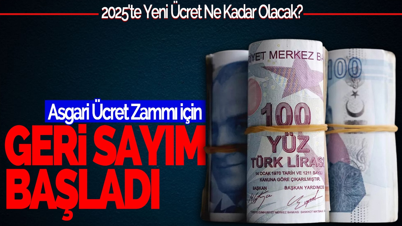 Asgari Ücret Zammı İçin Geri Sayım Başladı: 2025'te Yeni Ücret Ne Kadar Olacak?