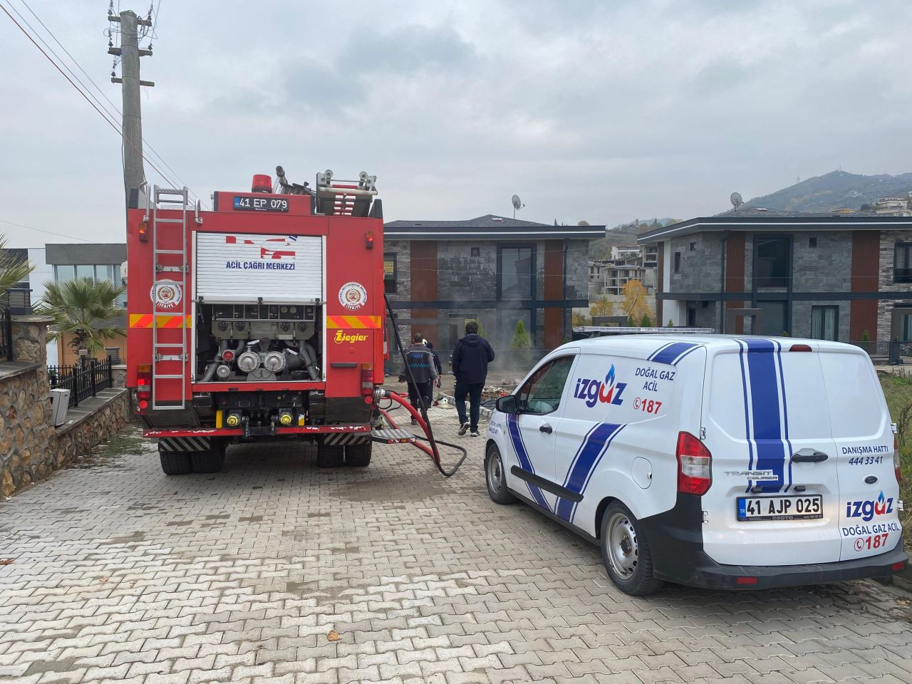 Kocaeli'de, iş makinesi doğal gaz borusuna zarar verdi: Alevler korkuttu - Sayfa 7