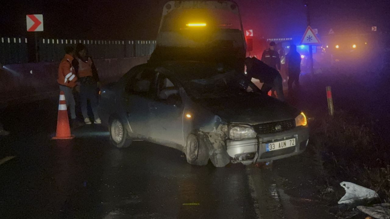 Kontrolden çıkan araç sis ikaz lambasına çarpıp takla attı: 3 yaralı - Sayfa 1