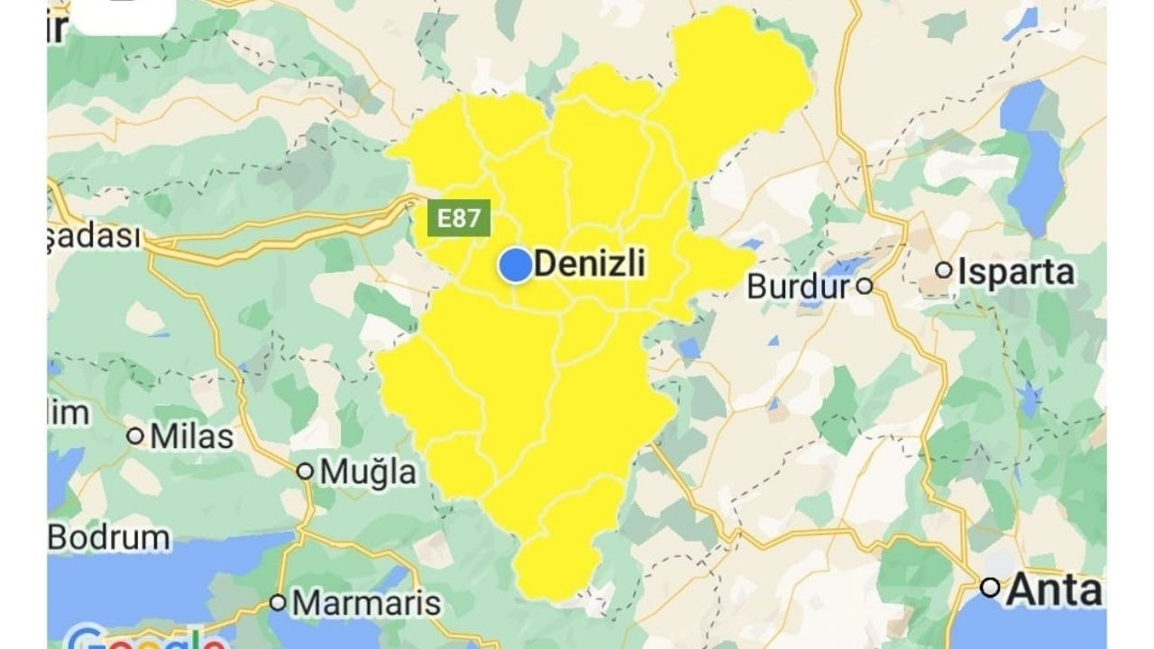 Meteoroloji Denizli’yi kuvvetli rüzgar ve fırtınaya karşı uyardı