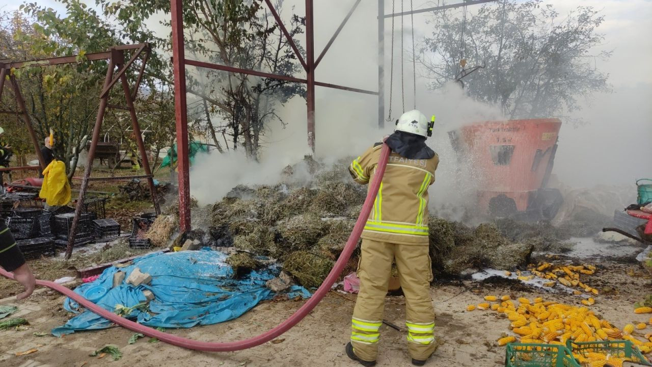 Bursa’da Bahçedeki Saman Yığını Alev Alev Yandı - Sayfa 5