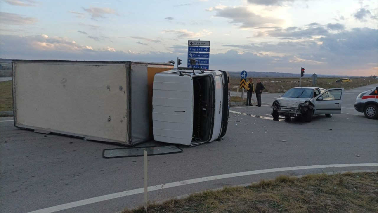 Tekirdağ’da Işık İhlali Kazaya Yol Açtı: 1 Yaralı - Sayfa 1