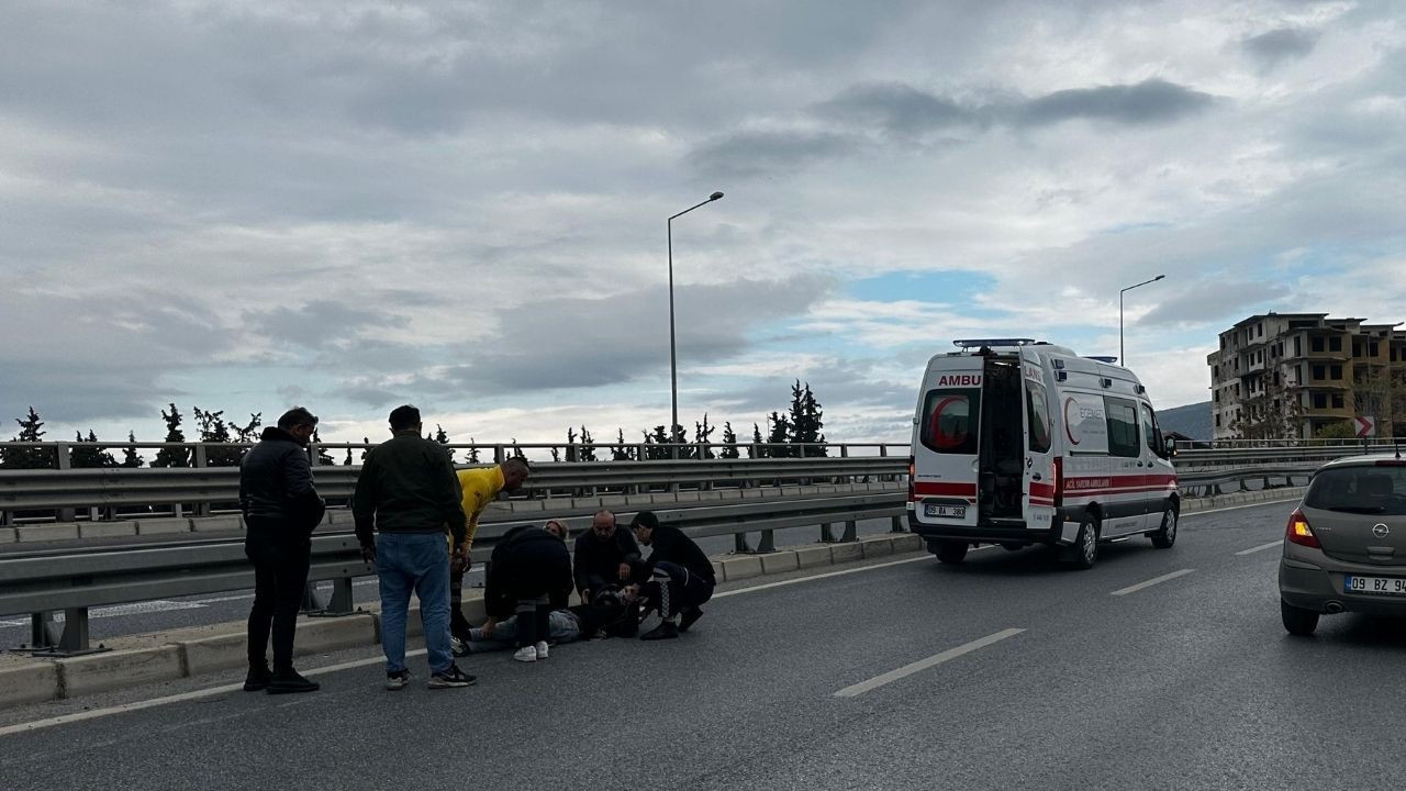 Kuşadası’nda motosiklet kazası: 1 yaralı