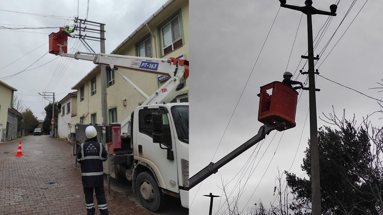 SEDAŞ’tan Olumsuz Hava Koşullarına Karşı Teyakkuza Geçti: Bölgede 7/24 Hazırlık