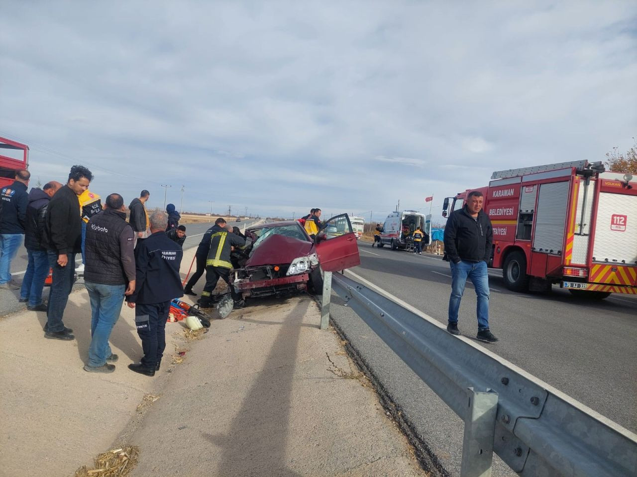 Karaman’da Otomobil Römork Ve Bariyerlere Çarptı: 4 Yaralı - Sayfa 5