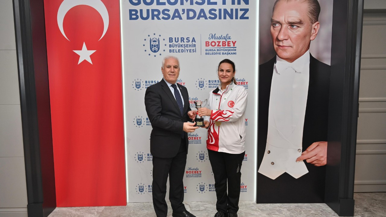 Başkan Bozbey, Dünya Şampiyonu Dilek Yavaş’ı Ağırladı