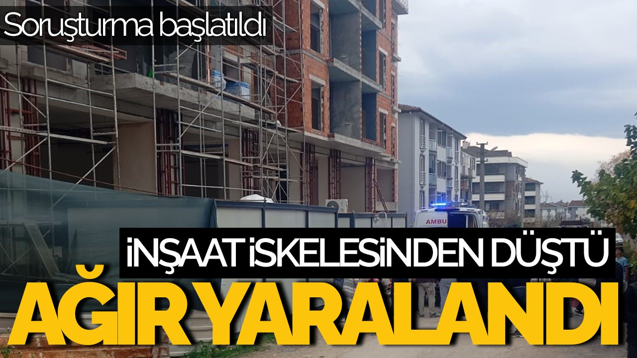 Sakarya’da İnşaat İskelesinden Düşen İşçi Ağır Yaralandı