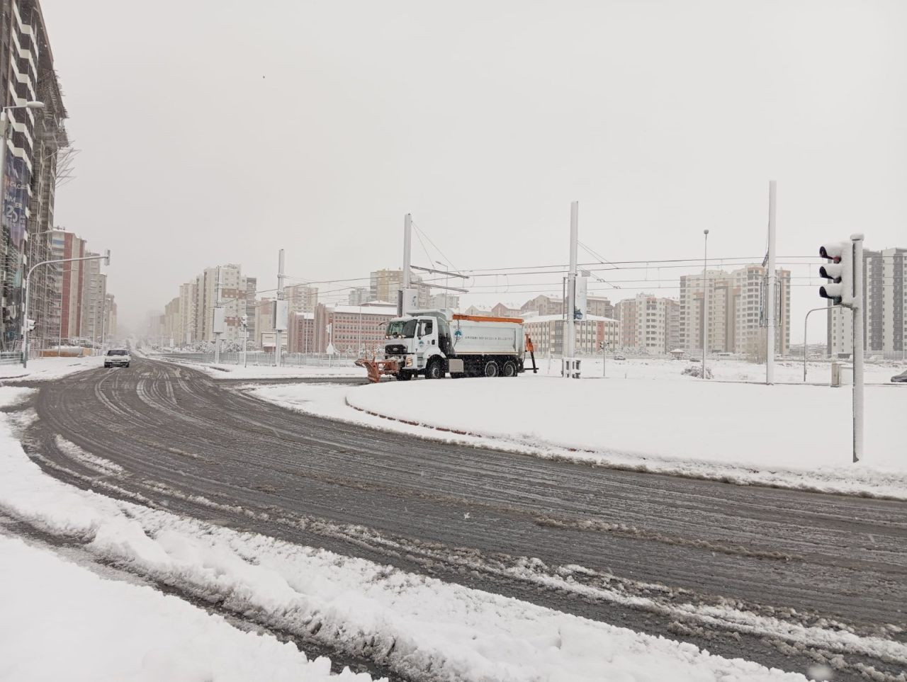 Kayseri'de kar temizleme ve tuzlama çalışması devam ediyor - Sayfa 5