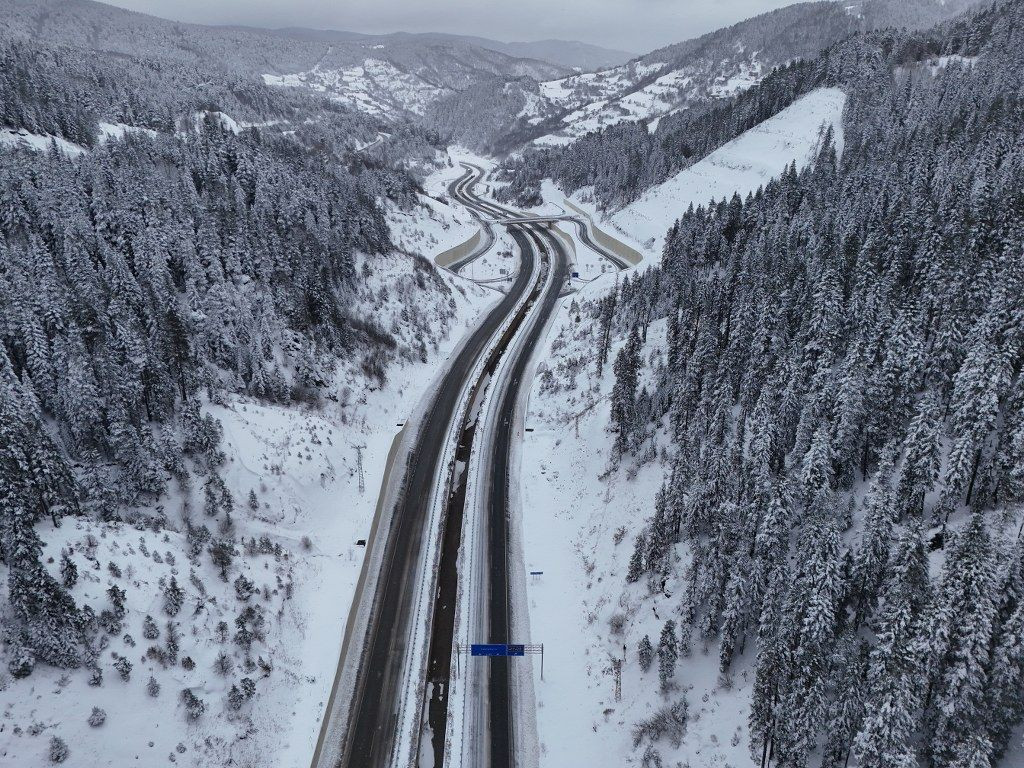 Ilgaz Dağı'nda kar kalınlığı 30 santimetreye ulaştı - Sayfa 1