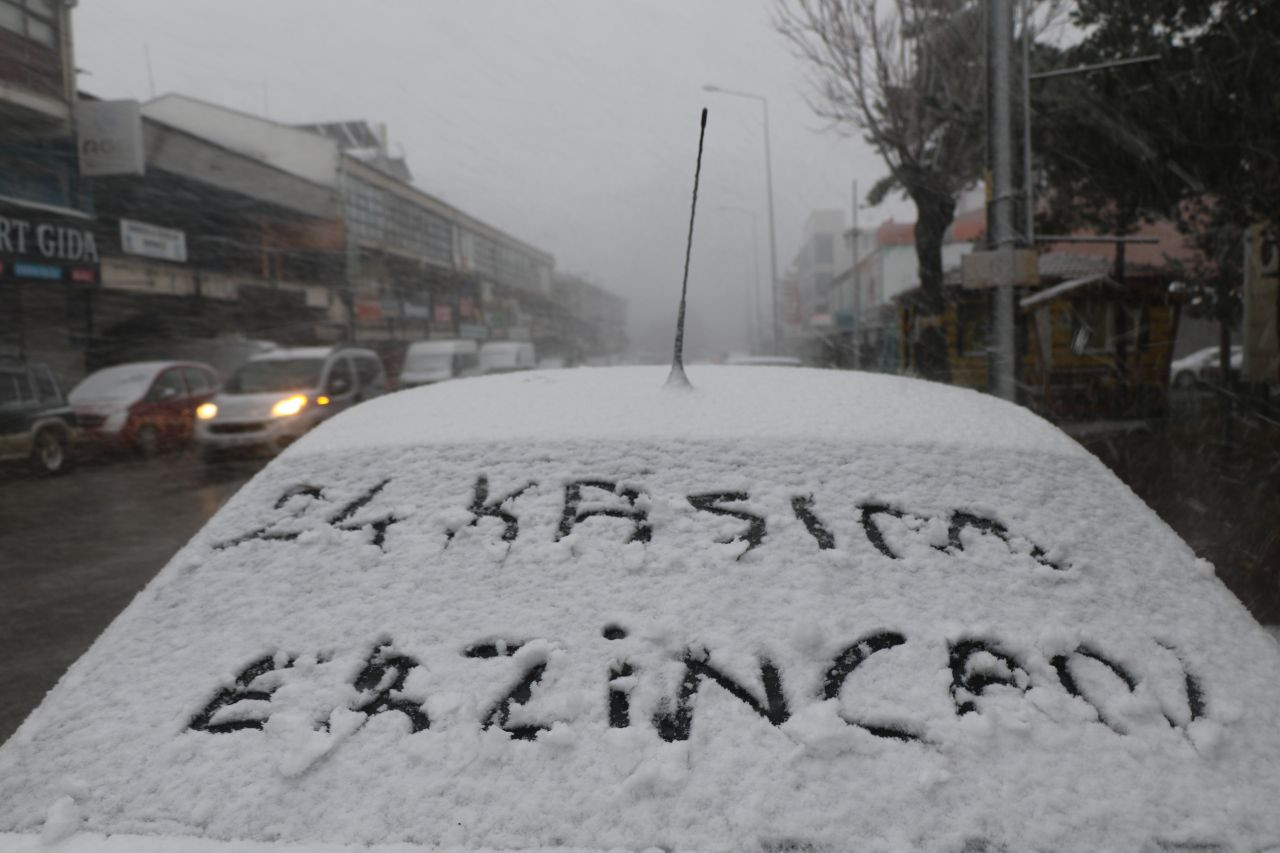 Erzincan’da Mevsimin İlk Karı: Tipi Hayatı Olumsuz Etkiledi - Sayfa 1