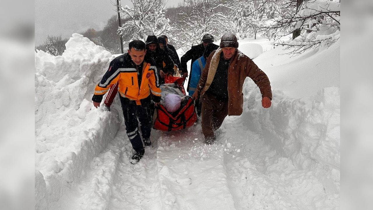 Karda KOAH hastasına böyle ulaşıldı